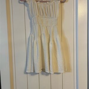 Urban Outfitters Cream Casual Dress